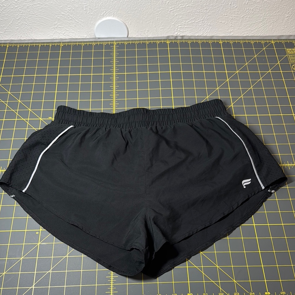 Fabletics Black Athletic Shorts Lightweight Elastic Waist